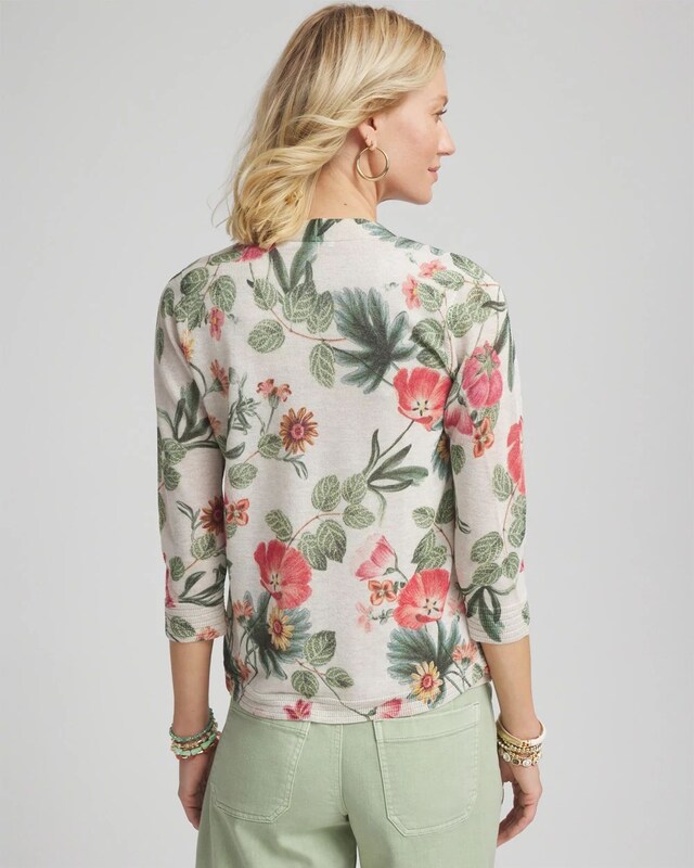 Spring Gardens Open-Front Cardigan - image 3